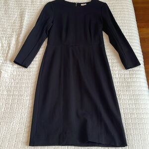 J. Crew Factory Black Long Sleeve Dress